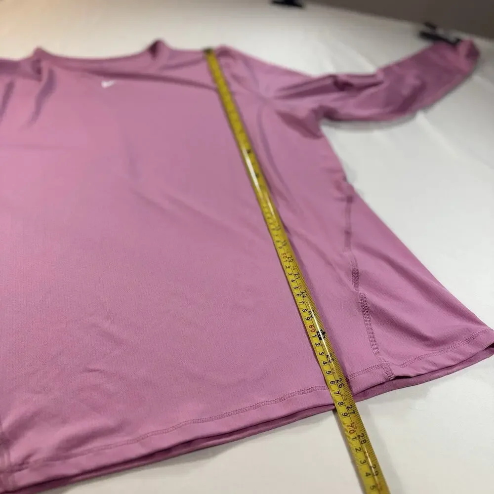 Nike Pro Dri-FIT Women’s Pink Long Sleeve Training Shirt XXL Slim Fit NWT